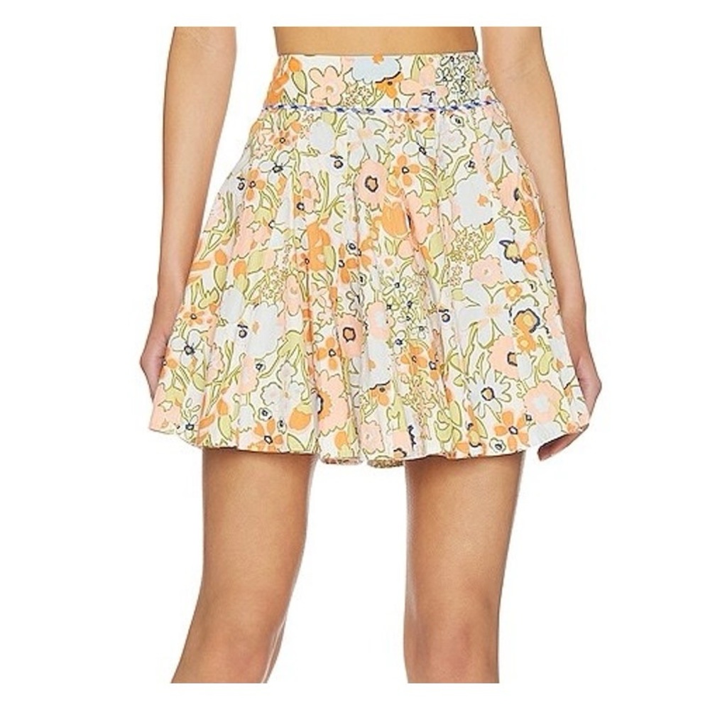 CLEOBELLA NORA FLORAL PL ATER MINI SKIRT - Picture 3 of 10